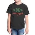 thumbnail image 2 of Umbro Kids Portugal Diamond Logo T Shirt (Black, XS-XL), 2 of 4
