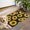 Black Sunflower Pattern-1, variant on Black Sunflower Pattern Door Rugs,Washable Non Slip Door Mats Indoor,Decorative Door Mats,Entry Mat Indoor for Entrance,Bedroom,Kitchen,Bathroom,17"x30"