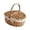 A, variant on WEIOUKC Basket with Handles, Woven Sturdy Small Small Basket with Handle,Picnic Serving Bowl for Outdoor Gatherings Family Parties Snack Storage Home Decor