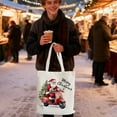 thumbnail image 5 of RKSTN Christmas Canvas Handbag Christmas Gift Bag E, 5 of 5