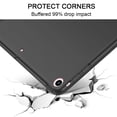 thumbnail image 2 of Smart Case for IPad 9.7 Inch, Lightweight Smart Cover with Auto Sleep/Wake, Microfiber Lining, Hard Back Cover for IPad 9.7 Inch IPad 5th/6th Generation BLACK, 2 of 8