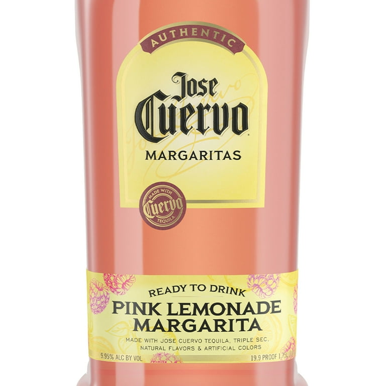Jose Cuervo Authentic Margarita Pink Lemonade, 1.75 L, 9.95% ABV