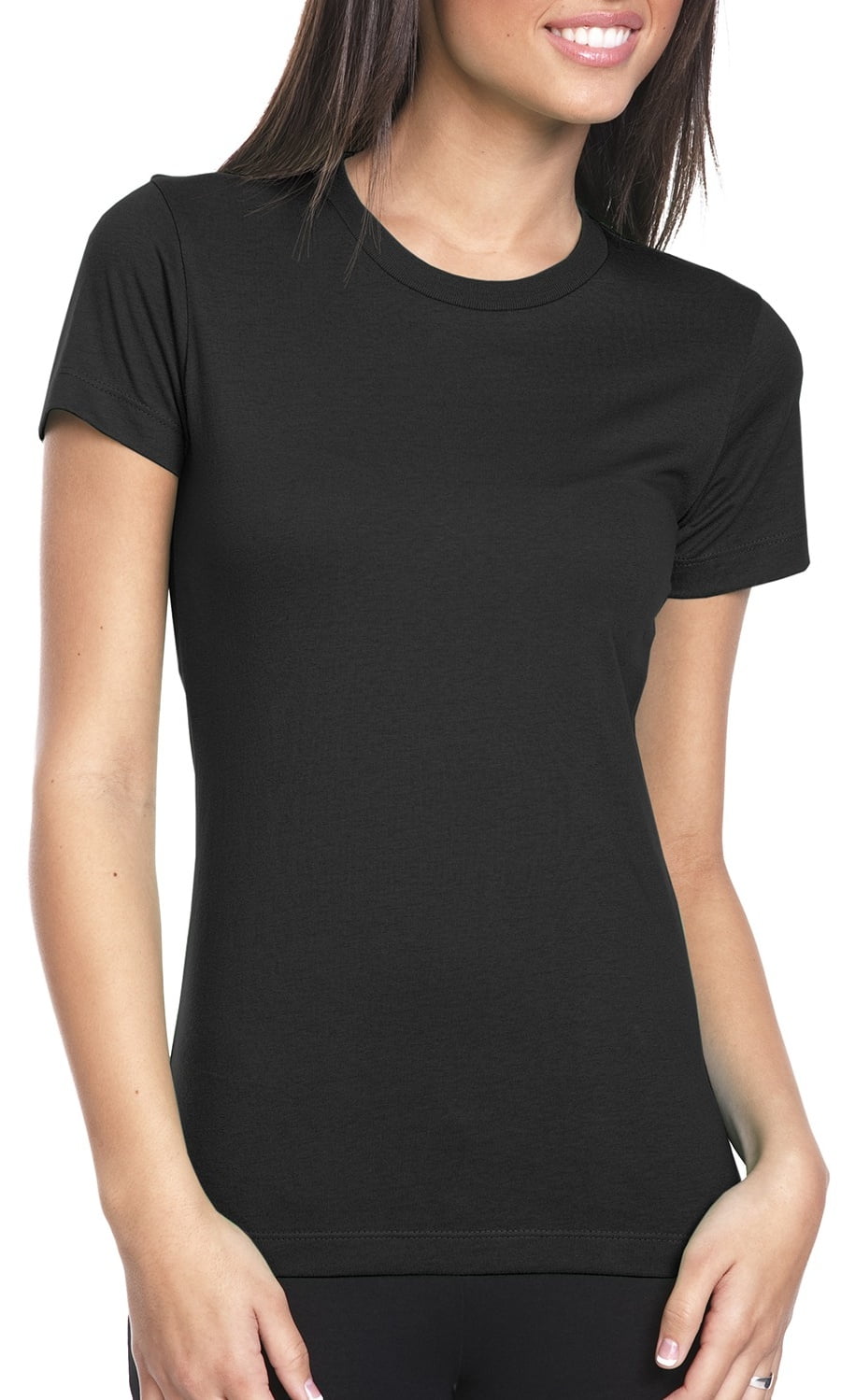 The Next Level Ladies Boyfriend TShirt BLACK XL