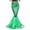 Green, variant on MSemis Women's Mermaid Skirt High Waist Long Fish Tail Pencil Skirt Blue S