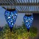 thumbnail image 3 of Lámpara solar colgante OMRAYTU en forma de lágrima, 15 LED, azul, 3 of 6