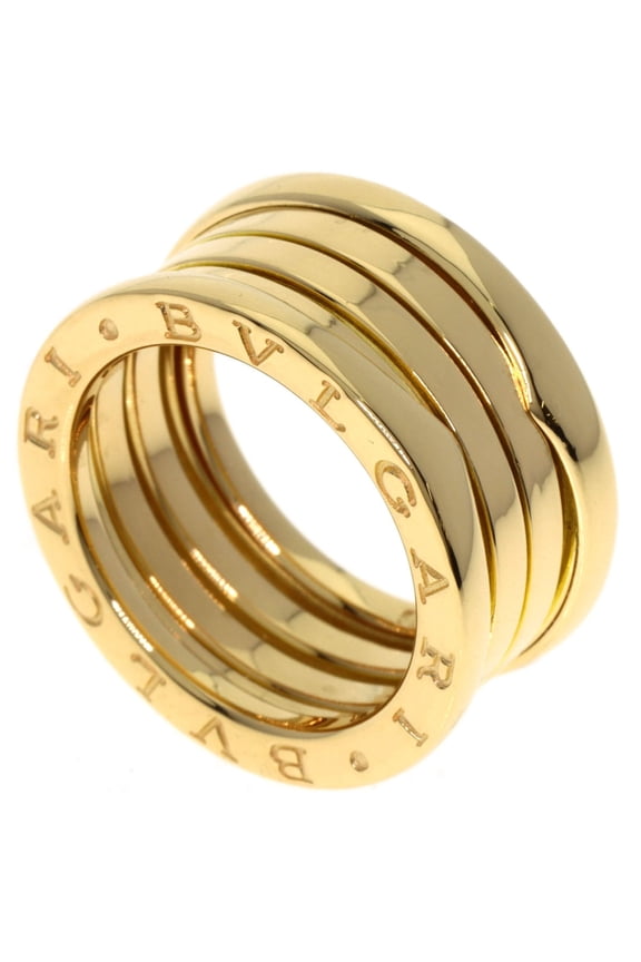 Pre-Owned BVLGARI B-zero1 4-band ring #52, 18K yellow gold, women's.