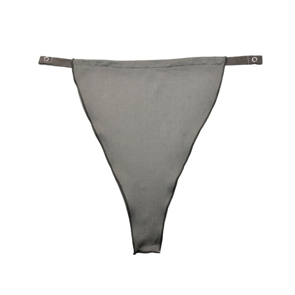 [082] Snappy Cami Snap-To-Bra Mock Camisole - Original Classic - Solid - Single Pack - Gray.