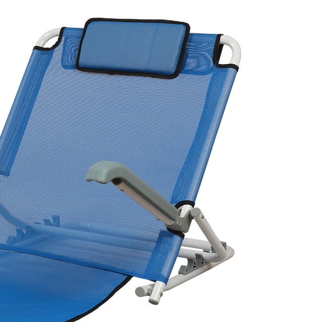Respaldo con almohada para la cabeza, respaldo de cama ajustable, respaldo plegable portátil para sentarse, respaldo de cama plegable, soporte de estética elegante