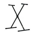 thumbnail image 1 of Stage Rocker Clavier Pliant Classique Style Simple-X & Support de Piano Numérique, Largeur et Hauteur Réglables, Durable et Robuste, Facile à Assembler pour Voyage/rangement, Noir Élégant, Alimenté par Hamilton, 1 of 4