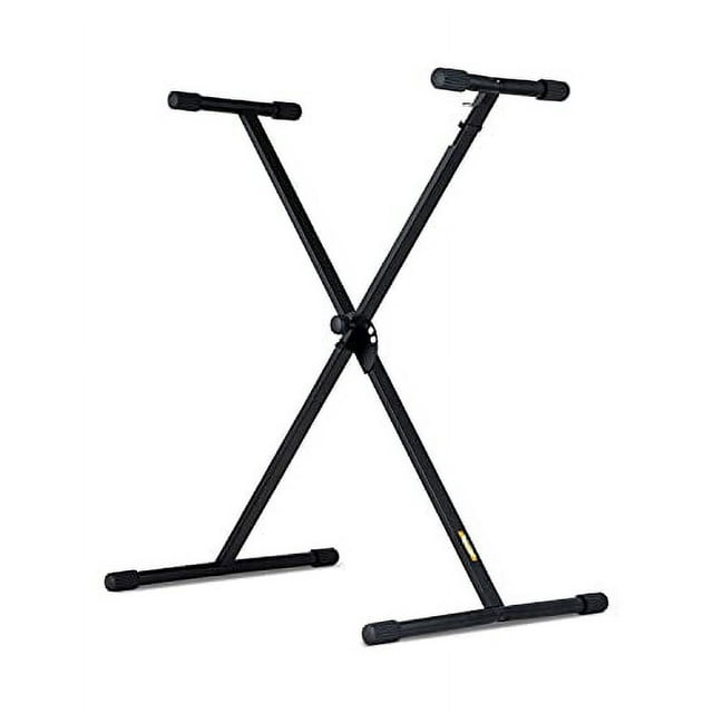 Stage Rocker Clavier Pliant Classique Style Simple-X & Support de Piano Numérique, Largeur et Hauteur Réglables, Durable et Robuste, Facile à Assembler pour Voyage/rangement, Noir Élégant, Alimenté par Hamilton