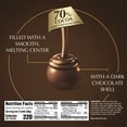 Lindt LINDOR 70% Extra Dark Chocolate Candy Truffles, 5.1 oz Bag-2pk, With White Bowl By OMA
