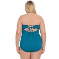 thumbnail image 3 of Time and Tru Women’s and Women’s Plus Bandeau Twist Front One Piece Swimsuit, Sizes XS-3X, 3 of 7