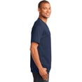 thumbnail image 3 of Port & Company ®  Core Cotton V-Neck Tee. Pc54v 2Xl Navy, 3 of 4