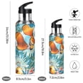 thumbnail image 2 of Water Bottles 20oz Straw Lid Wide Mouth Stainless Steel for School Sport Travel Clownfish and Coral, 2 of 9