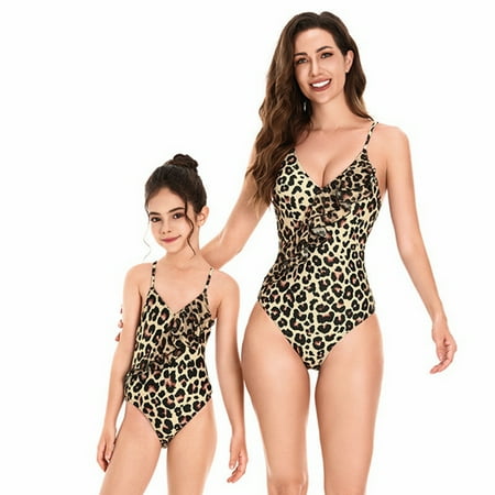 Baozhu Mommy and Me Comfy Swimsuit One Pieces/Two Pieces/Three Pieces Matching Bikini Set Girls Swimwear