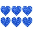 thumbnail image 1 of Uxcell 6-Pack Parches de Corazón de Strass para Planchar 3.5cm Azul Apliques Adhesivos Brillantes para DIY/Ropa/Zapatos/Bolsas, 1 of 7