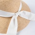 thumbnail image 4 of Sombrero de paja para mujer, protección solar, sombrero de paja, sombreros de playa, sombreros de sol plegables de viaje para mujer JM, 4 of 5