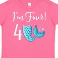 thumbnail image 4 of Inktastic 4th Birthday Mermaid Party Girls Toddler T-Shirt, 4 of 5