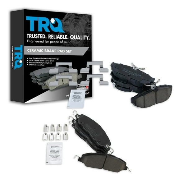 TRQ Ceramic Brake Pads Fits 2011-2014 Ford Mustang BFA20250