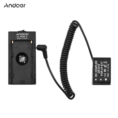 Andoer NP-F970 F750 F550 Batterijplaat voor V-Lock V-Mount Gesphouder