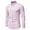 Pink, variant on Zpanxa Shirts for Men Casual Long Sleeve Button Down Shirts Fashion Fall Winter Turn-Down Collar Shirt with Pockets Light Blue XL