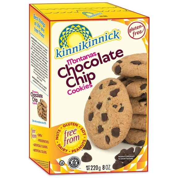 Kinnikinnick Foods Gluten Free Montana's Chocolate Chip Cookies 8 oz