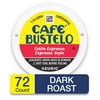 Café Bustelo Espresso Style Dark Roast Espresso Style Coffee, 72 K Cups For Keurig Makers