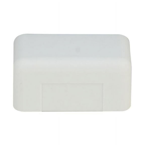 CableWholesale Cable Management - White - 0.75 in.
