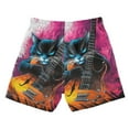 thumbnail image 2 of Cool Cat Playing Guitar Boys Swim Trunks Quick Dry Boy Swim Shorts for 3-14 Years, 2 of 8