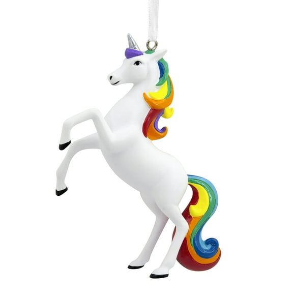 Hallmark Unicorn with Rainbow Mane Ornament, 0.07lbs