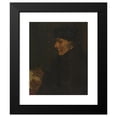thumbnail image 2 of Alphonse Legros 15x18 Black Modern Framed Museum Art Print Titled - Memory Copy of Holbein's Erasmus, 2 of 5