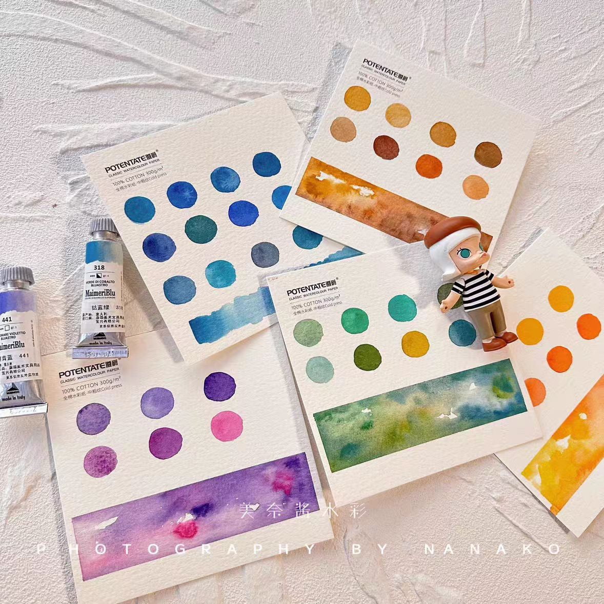 MaimeriBlu Artist Watercolor Paint 90 Colors 0.5ml Split acuarela tin box Set Beginner Student Drawing pigments