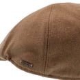 thumbnail image 5 of Walrus Hats Tan Luxe Grand Master Duckbill Cap – Classic 6-Panel Wool Blend Flat Cap – Suede Brim Underside & Soft Cotton Liner for Timeless Comfort, 5 of 7