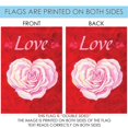 thumbnail image 5 of Toland Home Garden Heart Rose Valentines Day Valentine Flag Double Sided 12x18 Inch, 5 of 5