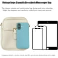 thumbnail image 2 of Crossbody Bag,2025 Upgrade Double Layer Large Capacity Mini Messenger Bag, With 10 Card Slots and Anti-Theft Zipper, 2 of 9