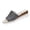 Shoes # Gray, variant on Flatform Wedges for Women Open Toe Slip On Slide Sandals Wide Single Band Denim Texture Espadrille Sole Casual Summer Everyday Walking Vacation Mules