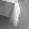 thumbnail image 5 of Black Marble Gold Line Pattern Square Tablecloth,Waterproof Square Table Cover,Wipeable Spillproof Washable Table Cover for Home Kitchen Party Decor 52"x52"(132x132cm), 5 of 6