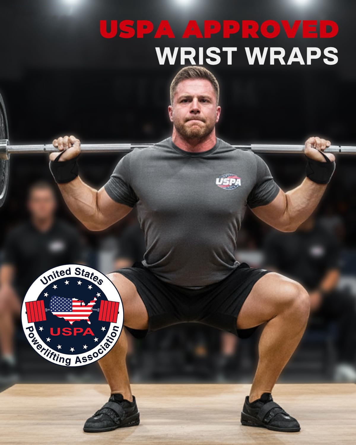 Emlimny 21" Elastic Wrist Wraps for Weightlifting,Gym Breathable Wrist Support Brace with Thumb Loop & Left/Right Tabs,Workout Wrist Straps for Cross Training, Powerlifting & Strength Training