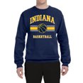 thumbnail image 2 of Wild Bobby City of Indiana IND Basketball Fantasy Fan Sports Unisex Crewneck Sweatshirt, Navy, 3X-Large, 2 of 5