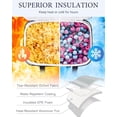 thumbnail image 3 of Transporteur de Casserole Isolé pour Aliments Chauds Ou Froids 9x13 - Contenant Alimentaire Isolé Réchauffeur de Sac avec Tapis Résistant à la Chaleur pour Fêtes Potluck Pique-Nique Barbecues Convient aux Plats à Casserole Ou de Cuisson 9 Pouces x 13 Pouces, 3 of 8