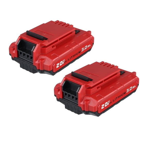 3.0Ah 20V MAX Li-ion Replacement Battery Compatible with Porter Cable 20V Cordless Power Tools Battery PCC685L PCC680L PCC682L PCC685LP【2 Pack 】
