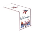 thumbnail image 2 of Weloille Independence Day Linen Table Runner, Heat Resistant Non-Slip Stain Resistant Washable American Style Table Flag, for Dining Table Coffee Table Cabinet Holiday Decor, 2 of 6