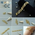 thumbnail image 3 of Alexcraft 1000Pcs Open Jump Rings 14K Gold Plated and Silver Round Rings Connector Clasp Rings Bulk for Jewelry Making Crafts Supplies Necklace Repair 4x0.7mm, 3 of 7