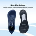 thumbnail image 6 of AHUSIR Men's Wide Toe Box Walking Shoes with Arch Support Orthotic Tennis Sneakers for Plantar Fasciitis Bunions Flat Feet US7-13, 6 of 10