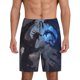 thumbnail image 1 of Fotbe Black And Blue Lightning Dragon Pantalones Cortos de Pijama para Hombre, Ropa de Dormir, Pantalones de Pijama Cortos para Hombre-Small, 1 of 6