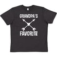 thumbnail image 3 of Inktastic Grandpa Favorite Grandchild Gift Youth T-Shirt, 3 of 5