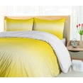 thumbnail image 5 of Ambesonne Ombre Duvet Cover Sets, Summer Beach Theme Print, 2-King, Yellow, 5 of 6