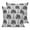 Black, White, Charcoal, variant on 16x16 Pillow Covers Set of 2, Tropical Palm Trees Square Throw Pillow Covers for Couch/Sofa/Living Room, Summer Coastal Beige Vintage Decorative Soft Pillowcases for Couch Throw Pillows