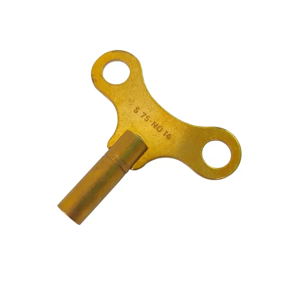 Brass Replacement Clock Key For Key Wind Clocks Size 14 / 5.75 mm - Clock Parts