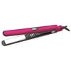 Hot Tools Travel Size Professional Digital Salon 1" Titanium Flat Iron Hair Straightener, Pink